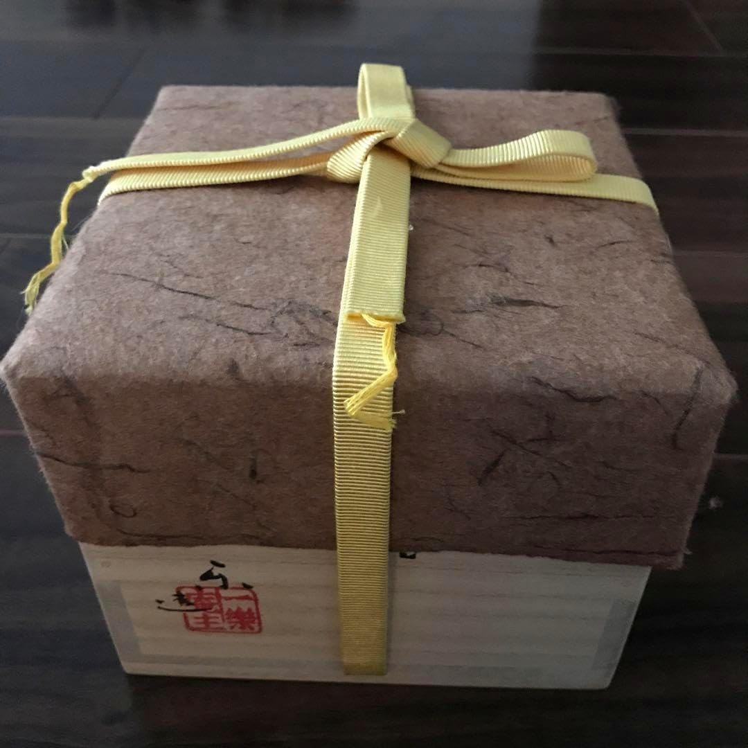 虫明焼 黒井一楽造 灰釉茶碗 共箱 二重箱 栞付き 虫明焼 黒井一楽造 灰釉茶碗 共箱 二重箱 栞付き | ノーブランド